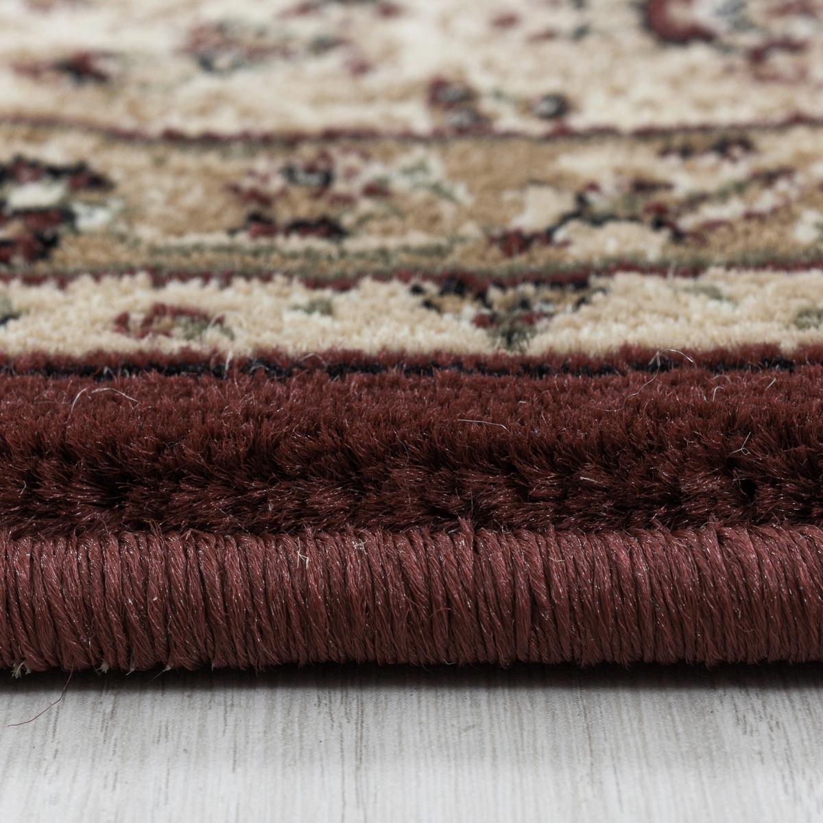Orientalischer Webteppich Rot Naturfaser Kashmir 300x400 cm - Rot, LIFESTYLE, Textil (300/400cm)