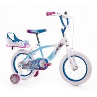 Kinderfahrrad 14 Zoll Huffy Disney Frozen Inkl. Stützräder - Hellblau, Basics, Kunststoff/Metall (54/74/97cm)