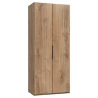 Drehtürenschrank Level 36 A Plankeneiche Dekor, B: 100cm - Plankeneiche, MODERN, Holzwerkstoff (100/216/58cm) - MID.YOU