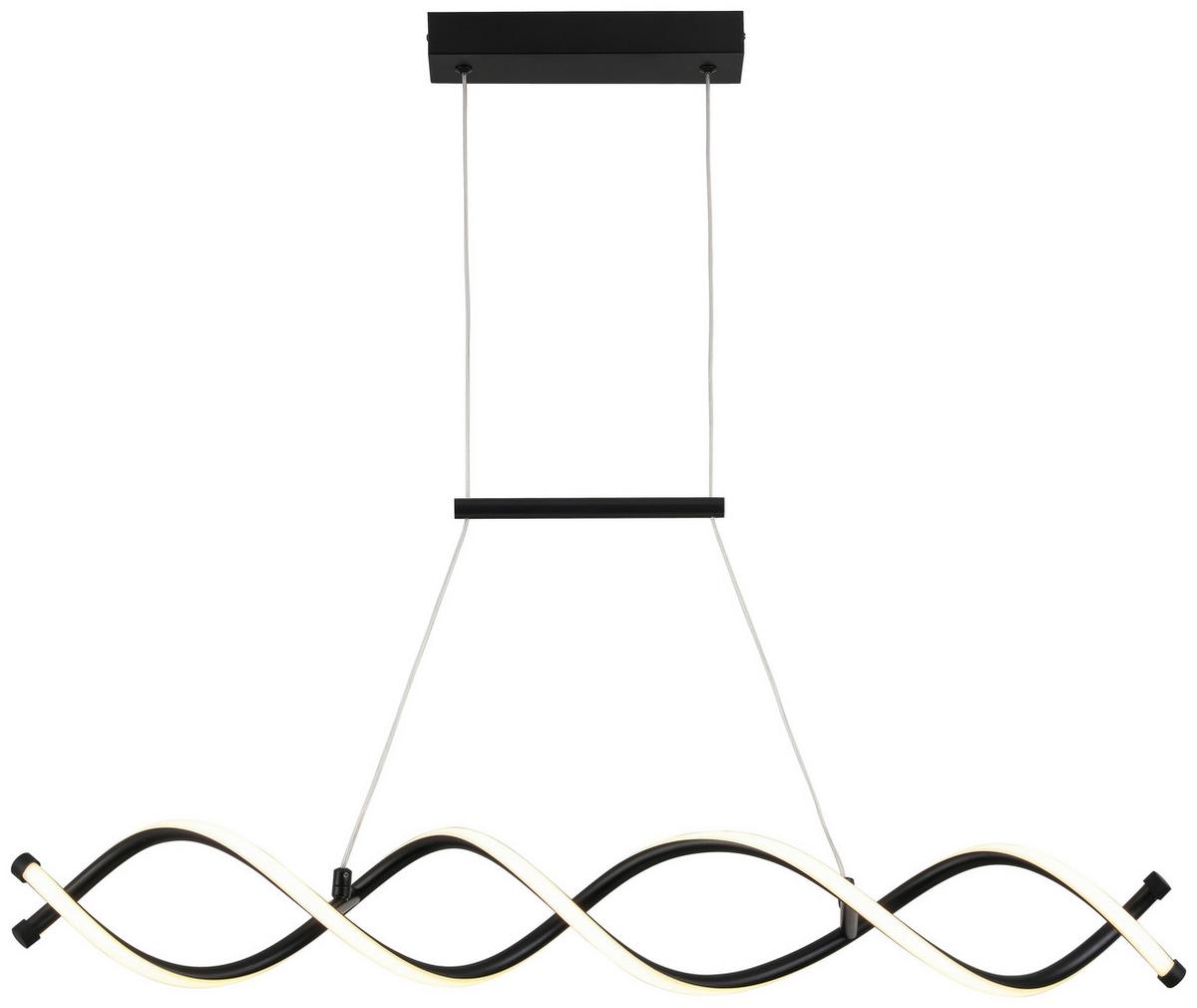 ZÁVESNÉ LED SVIETIDLO MIMI - čierna, Modern, kov/plast (88/13/120cm) - Mömax