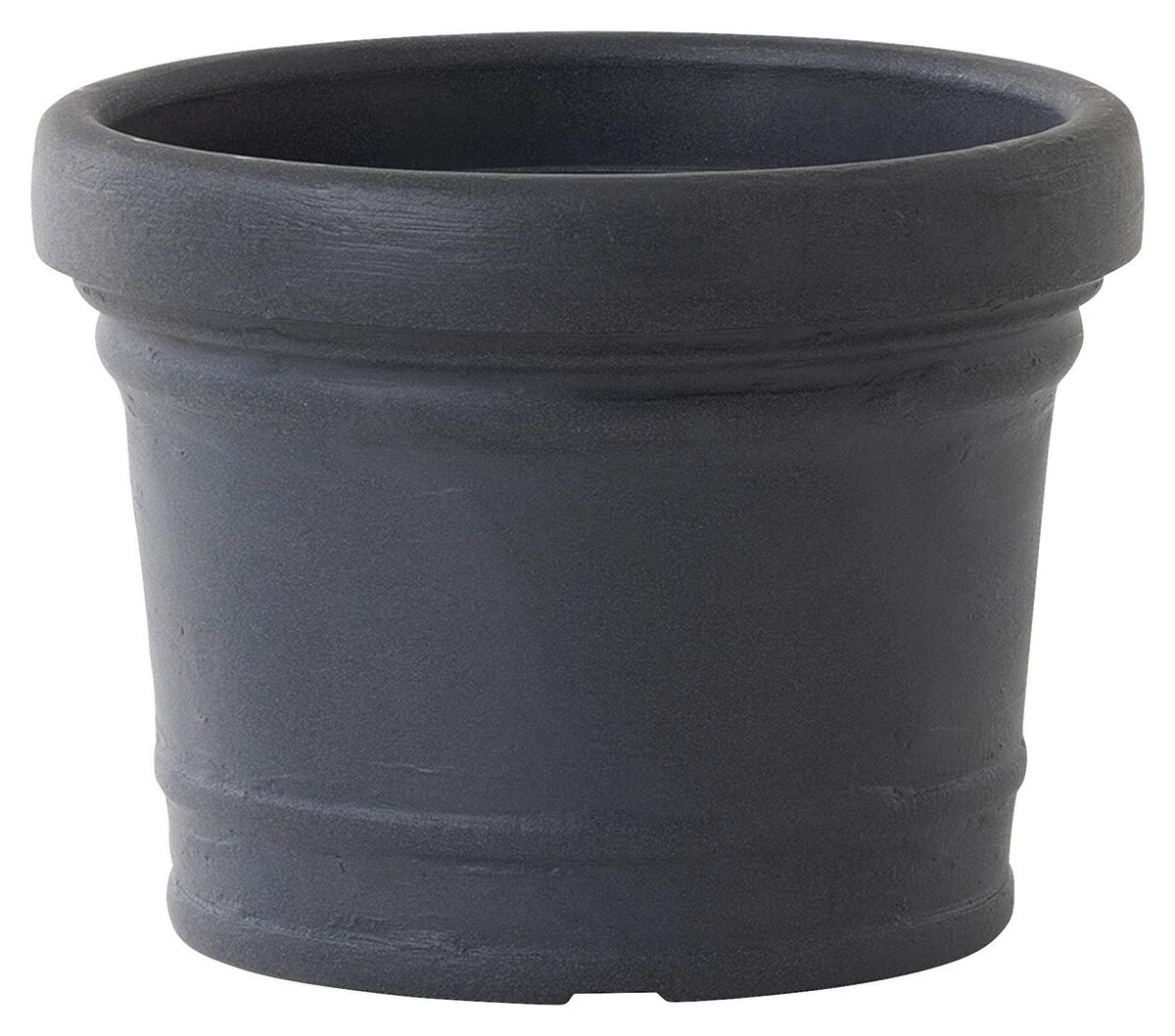 Pflanzentopf Anthrazit D: 70 cm - Anthrazit, Basics, Kunststoff (70/52cm) - Siena Garden