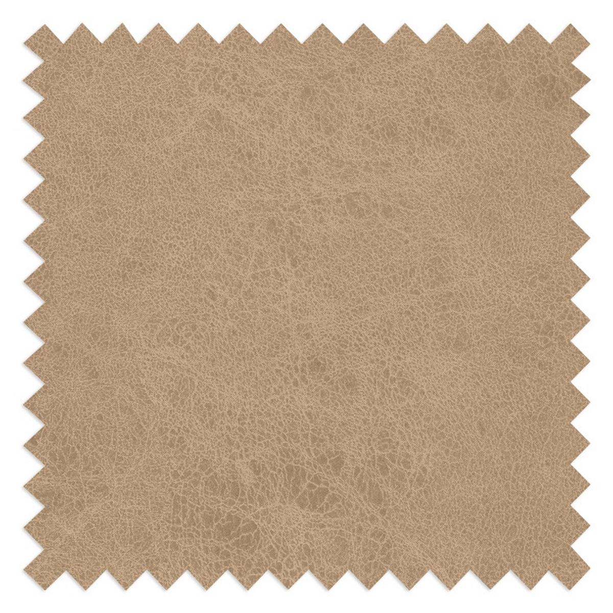 Ecksofa Elvis Sandfarben S: 259x182 Cm - Sandfarben/Silberfarben, KONVENTIONELL, Textil (259/182cm) - Trendmanufaktur