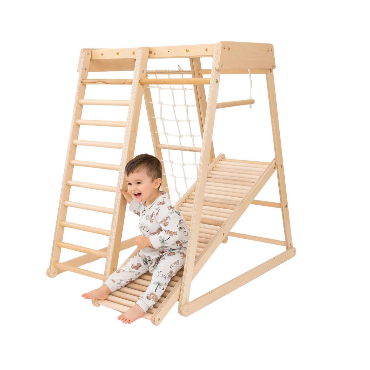 Rollenrutsche natur ca. 118 cm - Birkefarben, Basics, Holz (36/118cm) - CLIFF
