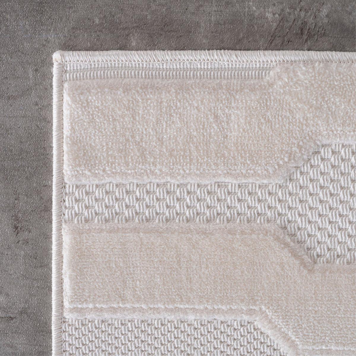 Flachwebteppich, Creme Doha - Creme, Basics, Textil (80/150cm)