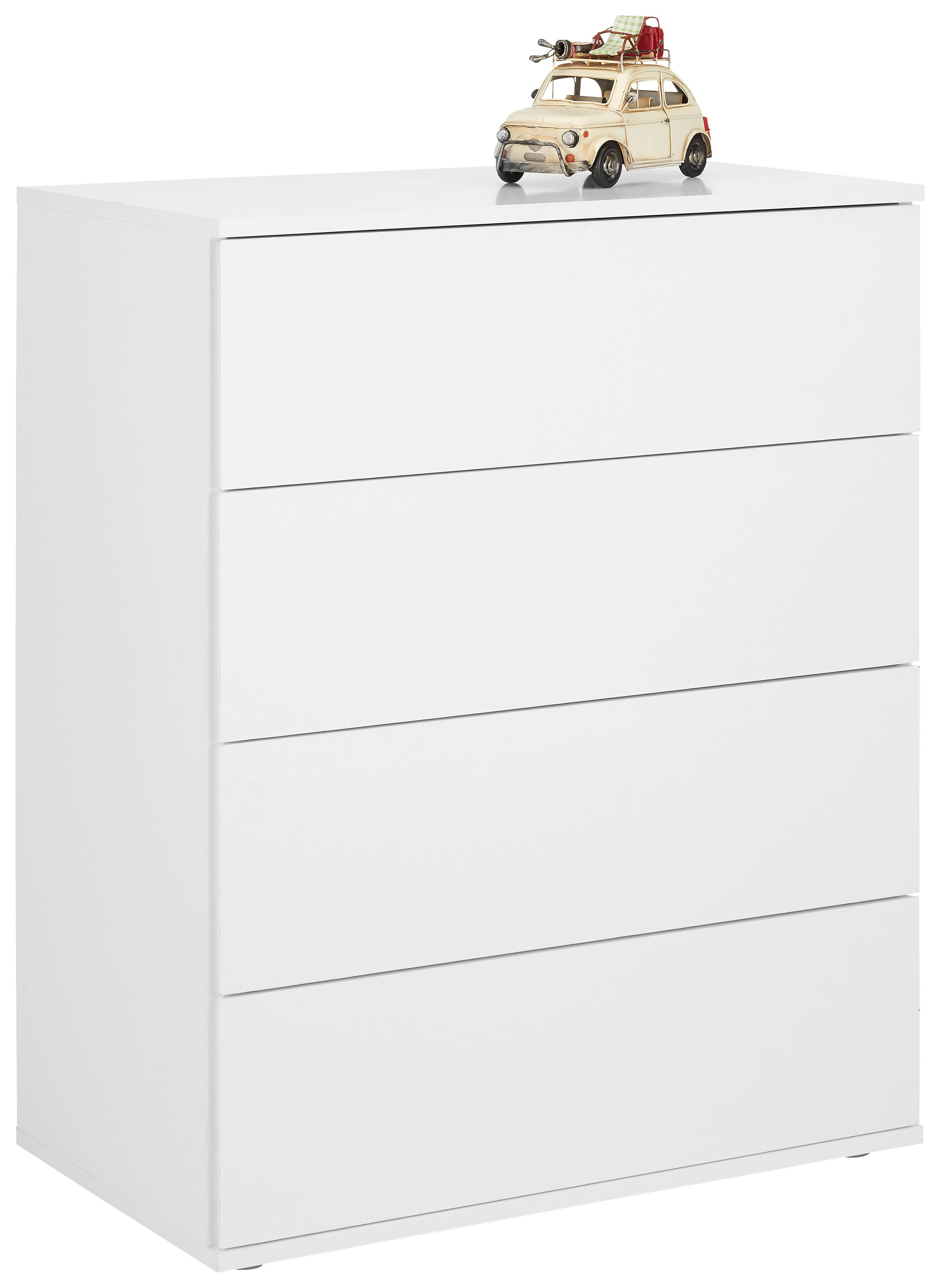 KOMODA BIANCO - sivá, Modern, kompozitné drevo/plast (75/95/43cm) - Mömax