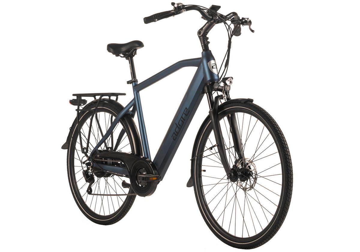 E-cityfahrrad 28 Zoll Blau - Blau, MODERN, Metall (180/70/100cm)