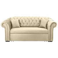 Schlafsofa Cupido - Beige/Schwarz, Design, Textil (213/86/99cm) - MID.YOU