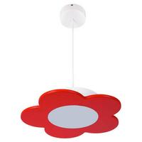 Kinderhängeleuchte 9550124 Fiore Hängel. - Rot - Rot, Basics, Holzwerkstoff/Kunststoff (33/70cm)