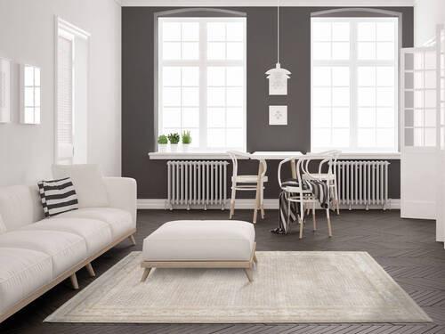 Webteppich Monza - Beige/Goldfarben, KONVENTIONELL, Textil (120/180cm) - Dieter Knoll