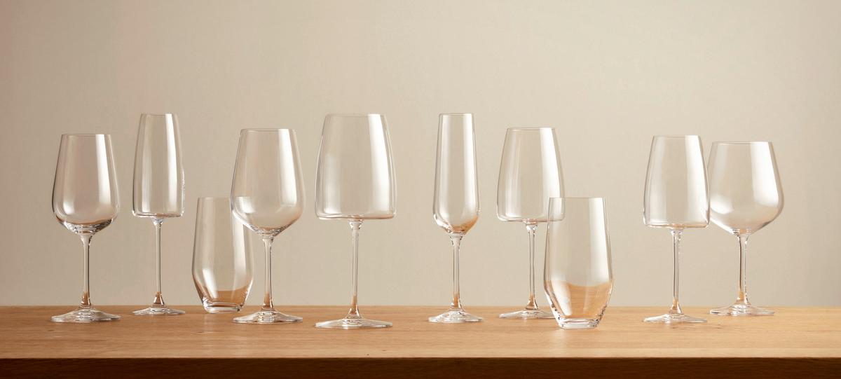 Pohár na sekt Kiki, 340ml - priehľadné, Modern, sklo (6,6/25cm) - Gourmesto