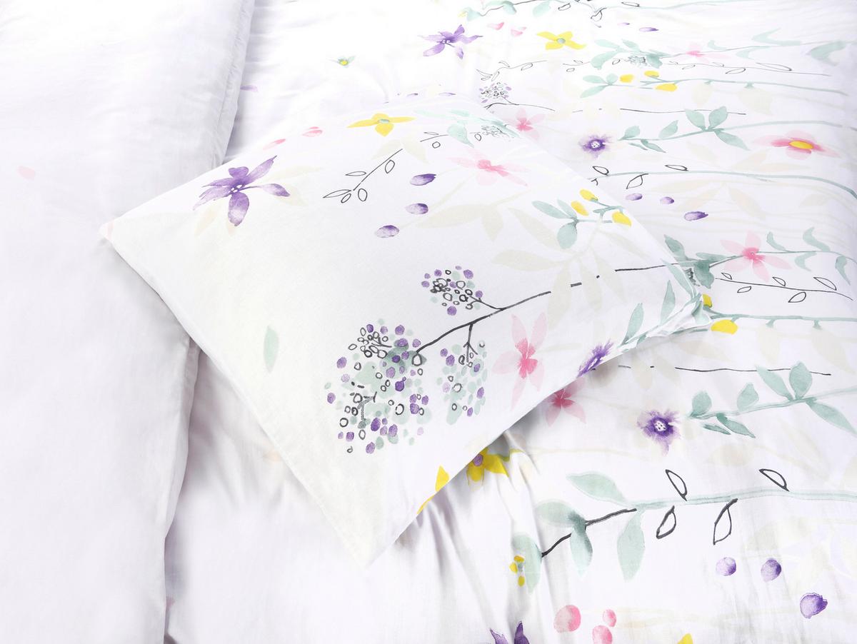 Ágyneműhuzat-garnitúra Viola - lila/sárga, Modern, textil - Luca Bessoni