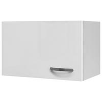Felsőszekrény Alba - magasfényű fehér/fehér, Modern, faalapú anyag (60/32/32cm)