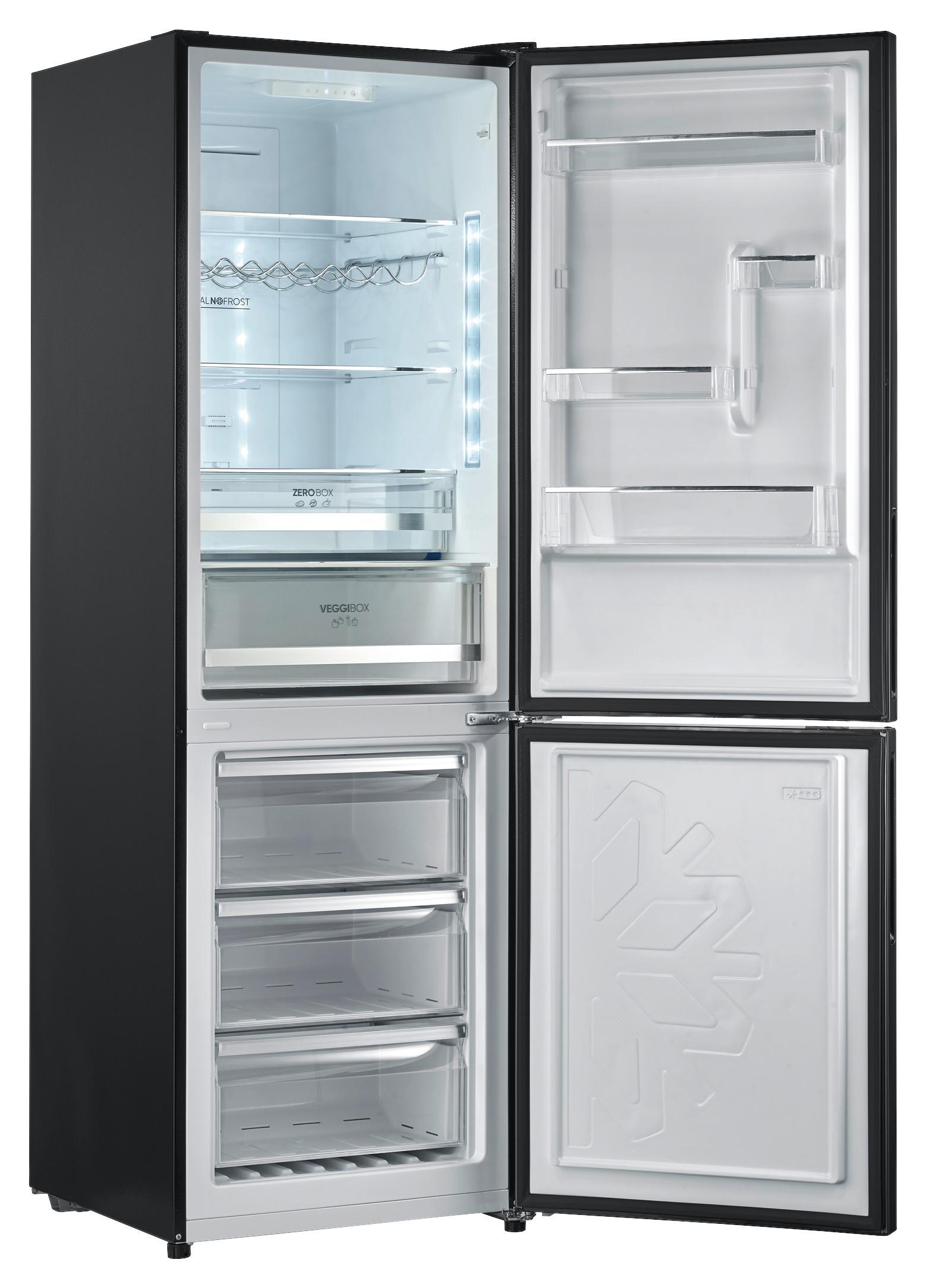 Kühl-gefrier-kombination Kg-k 8938 Inox - Dunkelgrau, Basics, Metall (59,5/185,5/64,20cm) - Severin