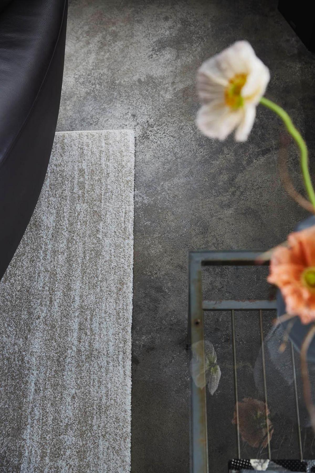 Webteppich Island Beach Grau/Hellgrau 133x200 cm - Hellgrau/Grau, KONVENTIONELL, Textil (133/200cm) - WECON HOME