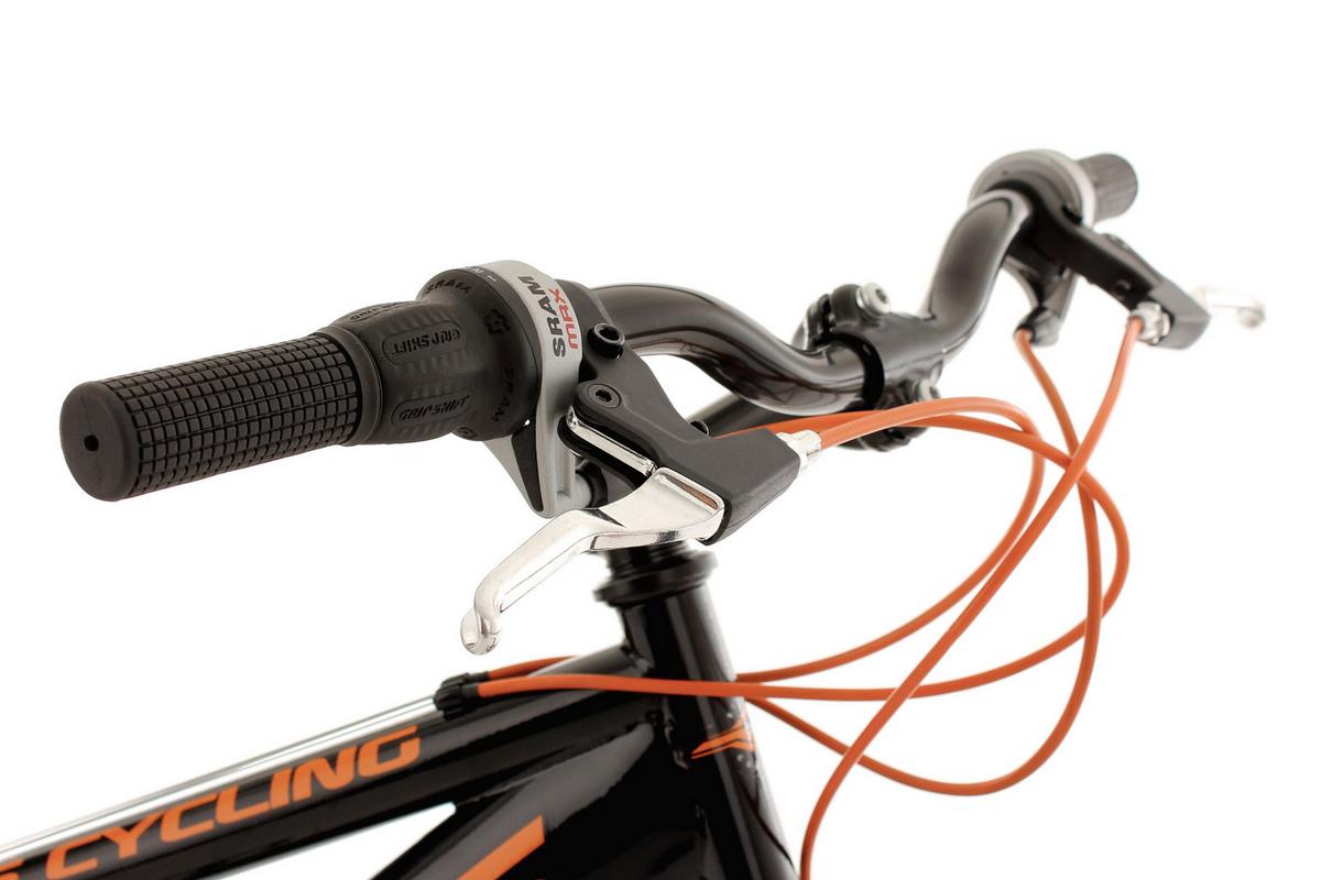 Mountainbike Fully 26 Zoll Bliss 21 Gänge - Schwarz/Orange, Basics, Metall - KS Cycling