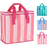 Kühltasche Ronny - Blau/Pink, Basics, Kunststoff/Metall (34/36/16,5cm)