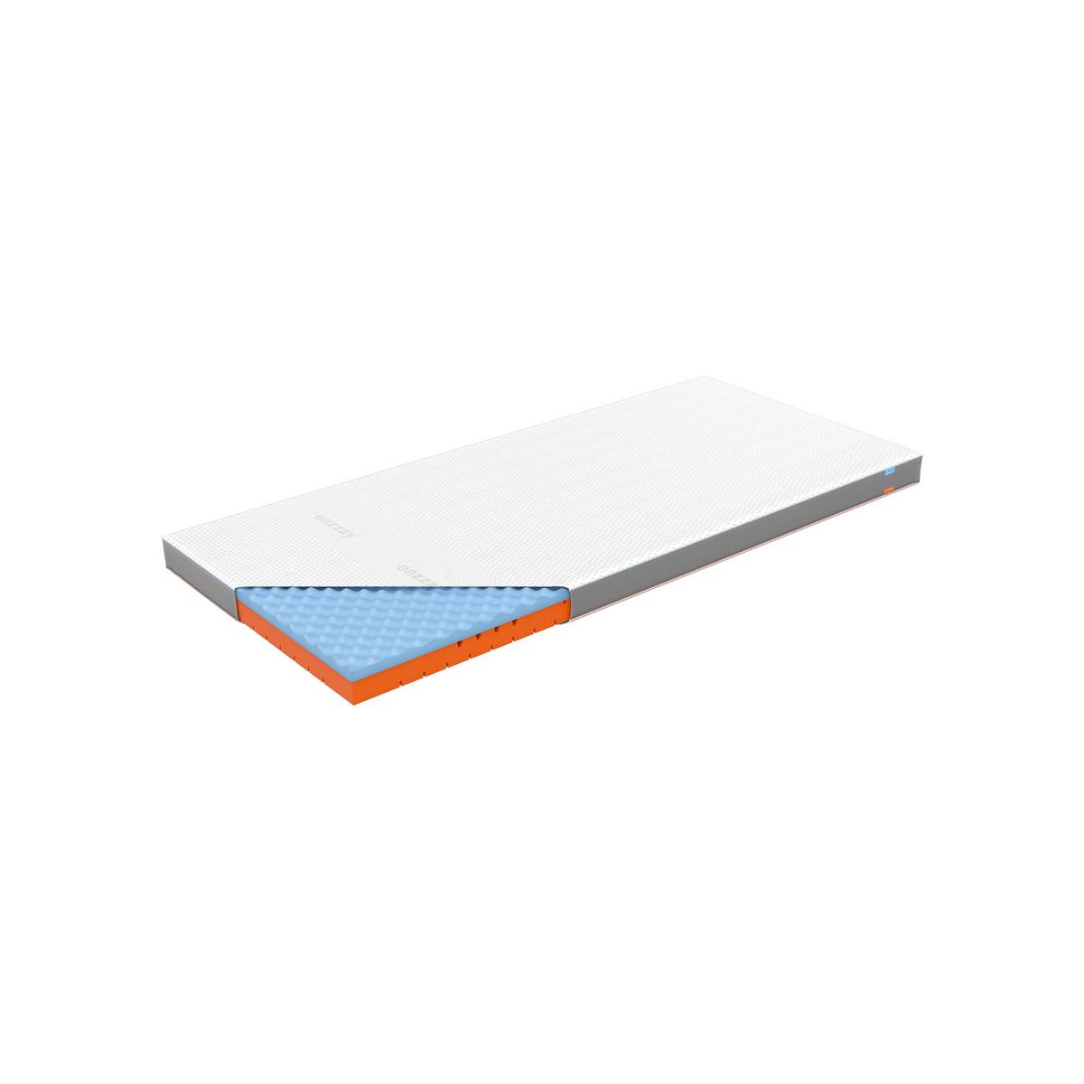 Eazzzy Premium Cube Topper Weiß LF: 90x200cm - Weiß, Basics, Kunststoff (90/200cm) - Genius