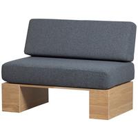 Sitzbank Eat-Up Eiche/Dunkelgrau B: 110cm - Dunkelgrau/Eichefarben, MODERN, Holz/Textil (110/84/67cm) - Livetastic