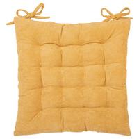 Sitzkissen Campino Honig 40x40 Cm Polyester - Honig, MODERN, Textil (40/40/4cm) - Luca Bessoni
