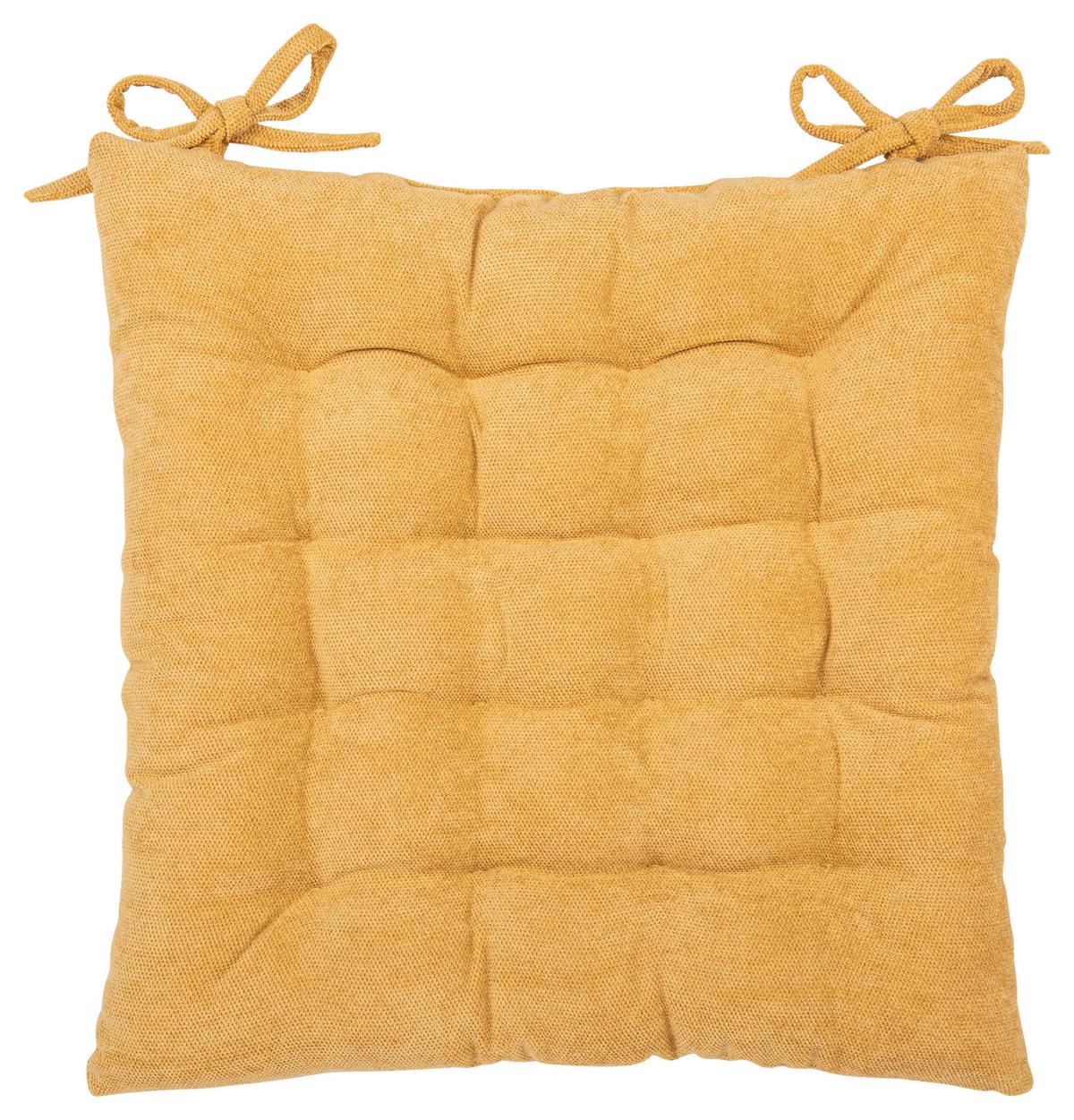 Ülőpárna Campino - méz, Modern, textil (40/40/4cm) - Luca Bessoni