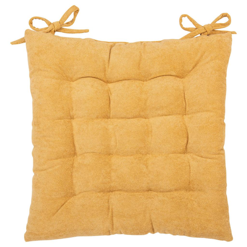 Sitzkissen Campino Honig 40x40 Cm Polyester