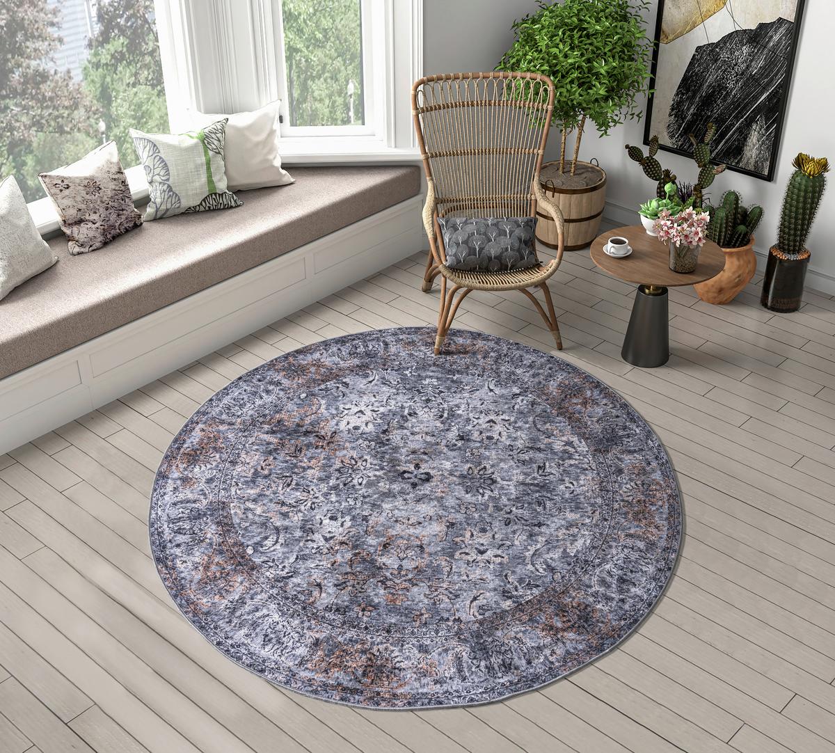 Teppich Multicolor Sonja 120 Cm - Multicolor, MODERN, Textil (120qm) - Luca Bessoni