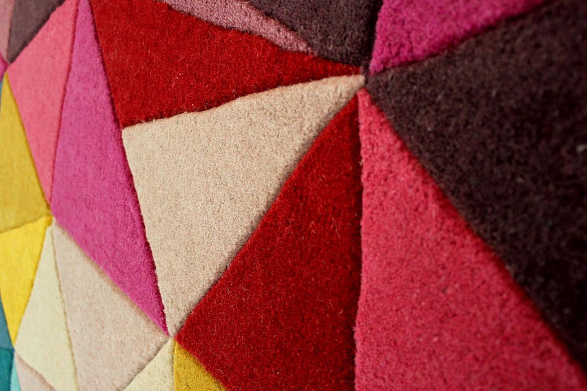 Wollteppich Multicolor 170x120 cm - Multicolor, Basics, Textil (170/120cm)