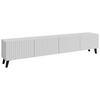 Nízka komoda PHUKET š: 190 cm - čierna/biela, Design, kompozitné drevo/plast (190/42/32,5cm) - Livetastic