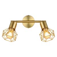 Strahler 54802gb-2 - Goldfarben, Design, Metall (22/8/19cm) - Globo