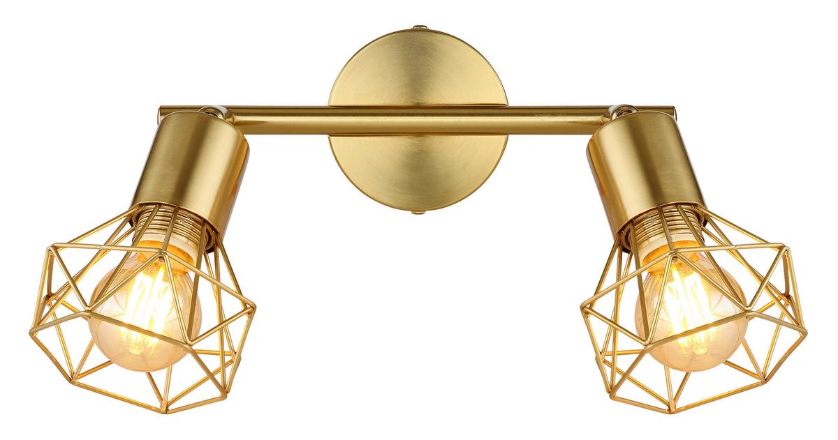 Strahler 54802gb-2 - Goldfarben, Design, Metall (22/8/19cm) - Globo