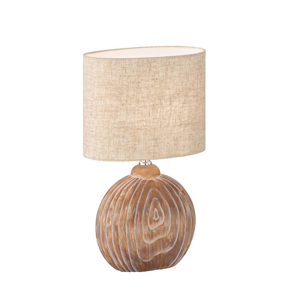 Tischlampe Sandfarben Mit Schnurschalter