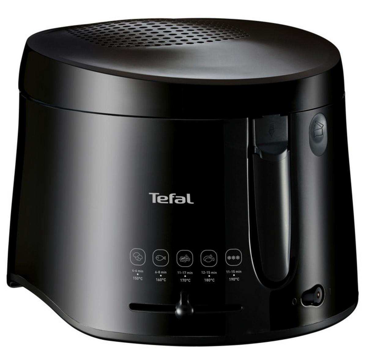 Fritteuse, 1,2kg Fassung,1900W Maxi Fry Ff1078 - Schwarz, Basics, Metall (35/35/26cm) - Tefal