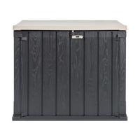 Geräteschrank Store Away Anthrazit/Hellgrau versperrbar - Anthrazit/Hellgrau, Basics, Kunststoff (129,5/111/74,5cm)