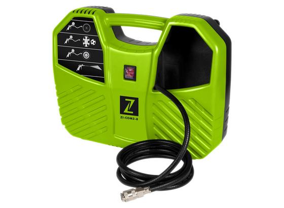 Druckluftkompressor Zi-com2-8 - Schwarz/Grün, MODERN, Kunststoff/Metall - Zipper Druckluftkompressor Zi-com2-8 - Schwarz/Grün, MODERN, Kunststoff/Metall - Zipper