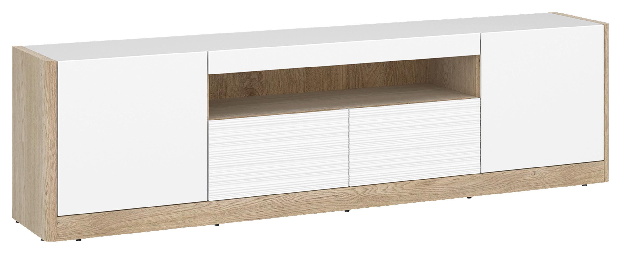 Tv-element Brilon Eichefarben/weiß B: 185,6 Cm