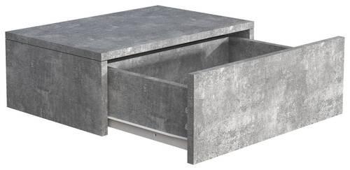 Nachtkästchen Usal M B: 45 Cm Grau - Grau, MODERN, Holzwerkstoff (45/15/30cm) - MID.YOU