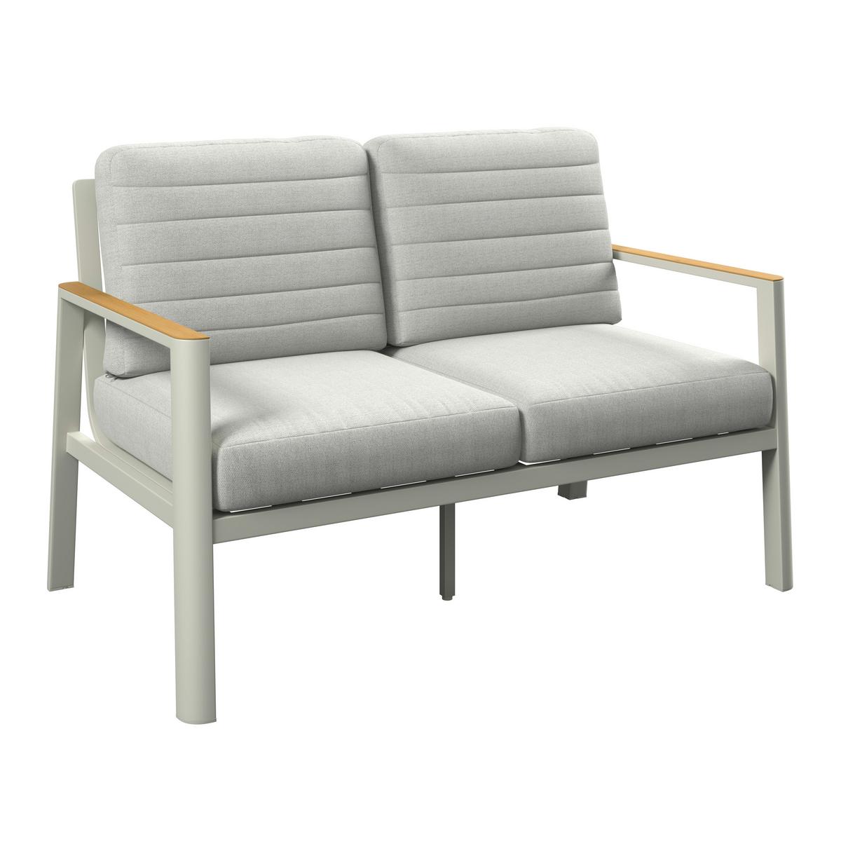 ZAHRADNÍ SADA GARDA - světle šedá/přírodní barvy, Moderní, kov/textil