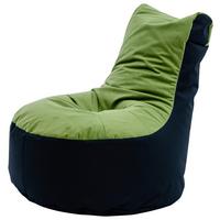 Sedací vak MEGGI, 330L, zelená/černá - černá/zelená, Moderní, textil (80/86/95cm) - Ondega