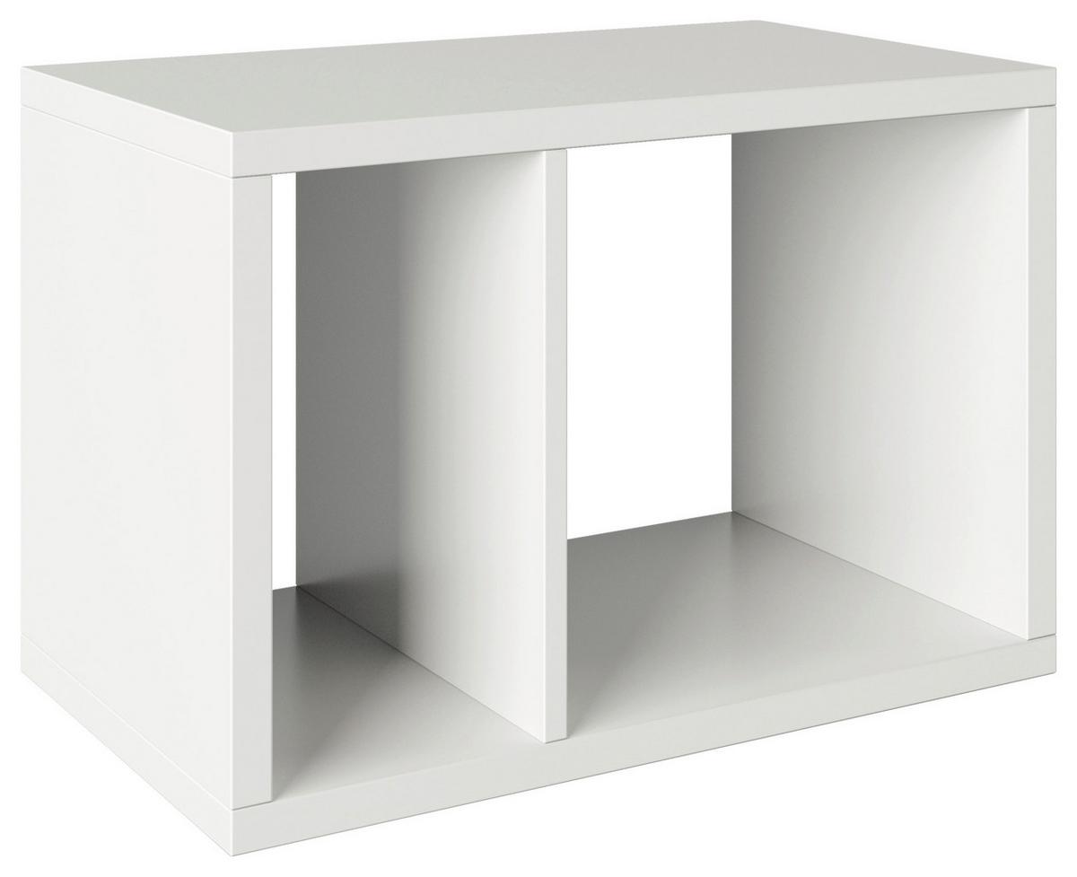 Regal Fortuna - Weiß, Basics, Holzwerkstoff (58/39/34cm) - MID.YOU