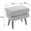 Hocker Viborg - Buchefarben/Grau, LIFESTYLE, Textil (57/47/40cm) Hocker Viborg - Buchefarben/Grau, LIFESTYLE, Textil (57/47/40cm)