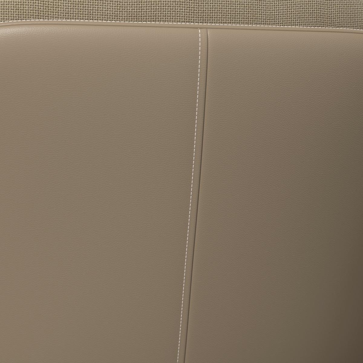 Houpací křeslo ELEA, béžová, max. 140 kg - černá/přírodní barvy, Moderní, kov/dřevo (103/79/109cm) - Bessagi Home