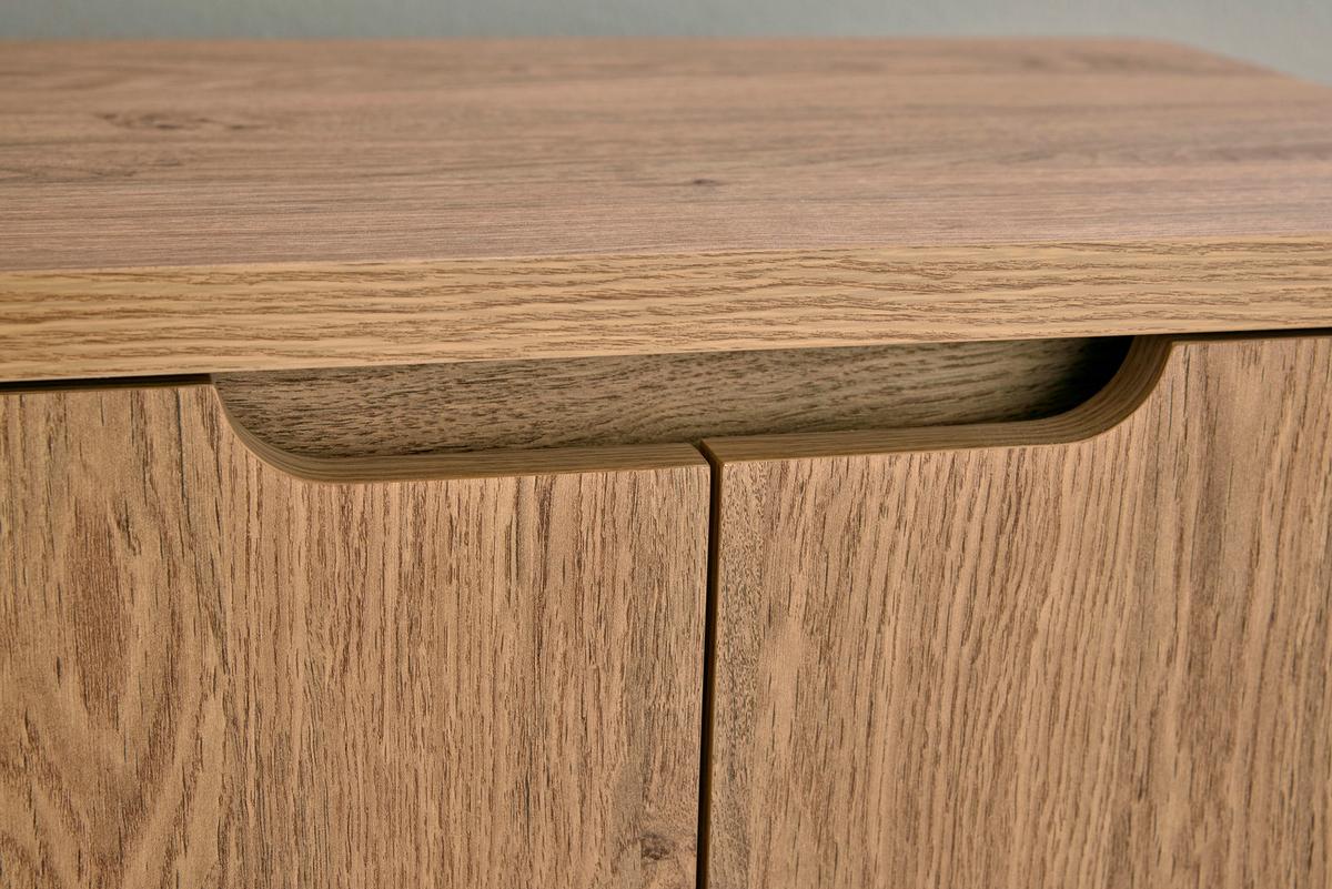Eckschreibtisch Libre C 155 E* - Eichefarben, MODERN, Holzwerkstoff (140/118/76cm) - Livetastic