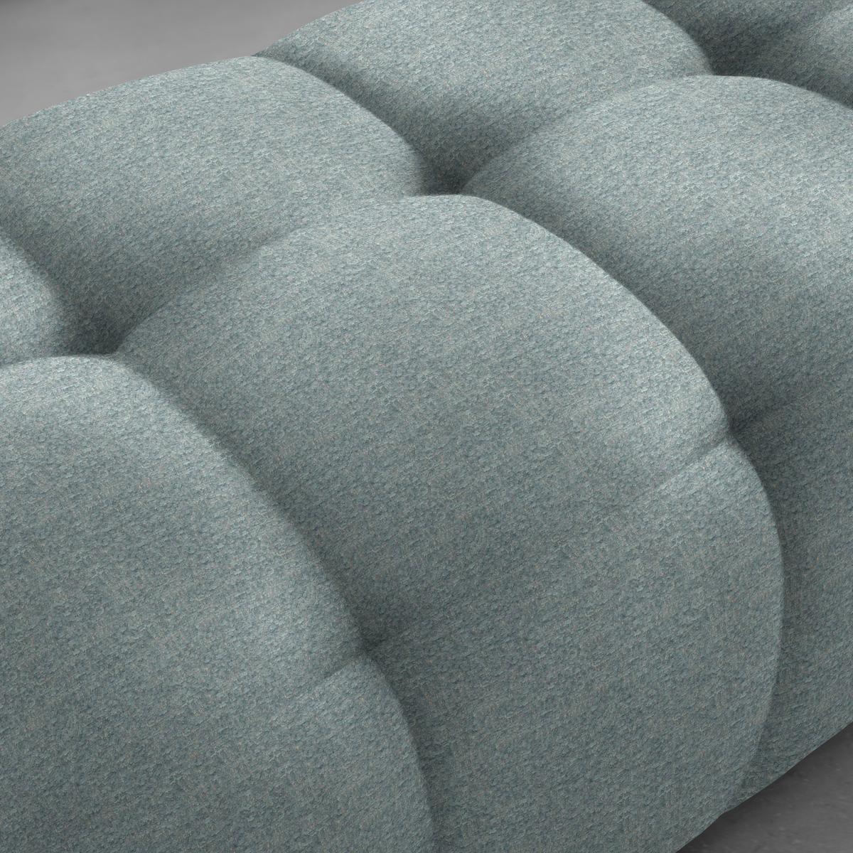 Taburet SOFI, světle modrá - černá/světle modrá, Moderní, textil (128/48/70cm) - Premium Living