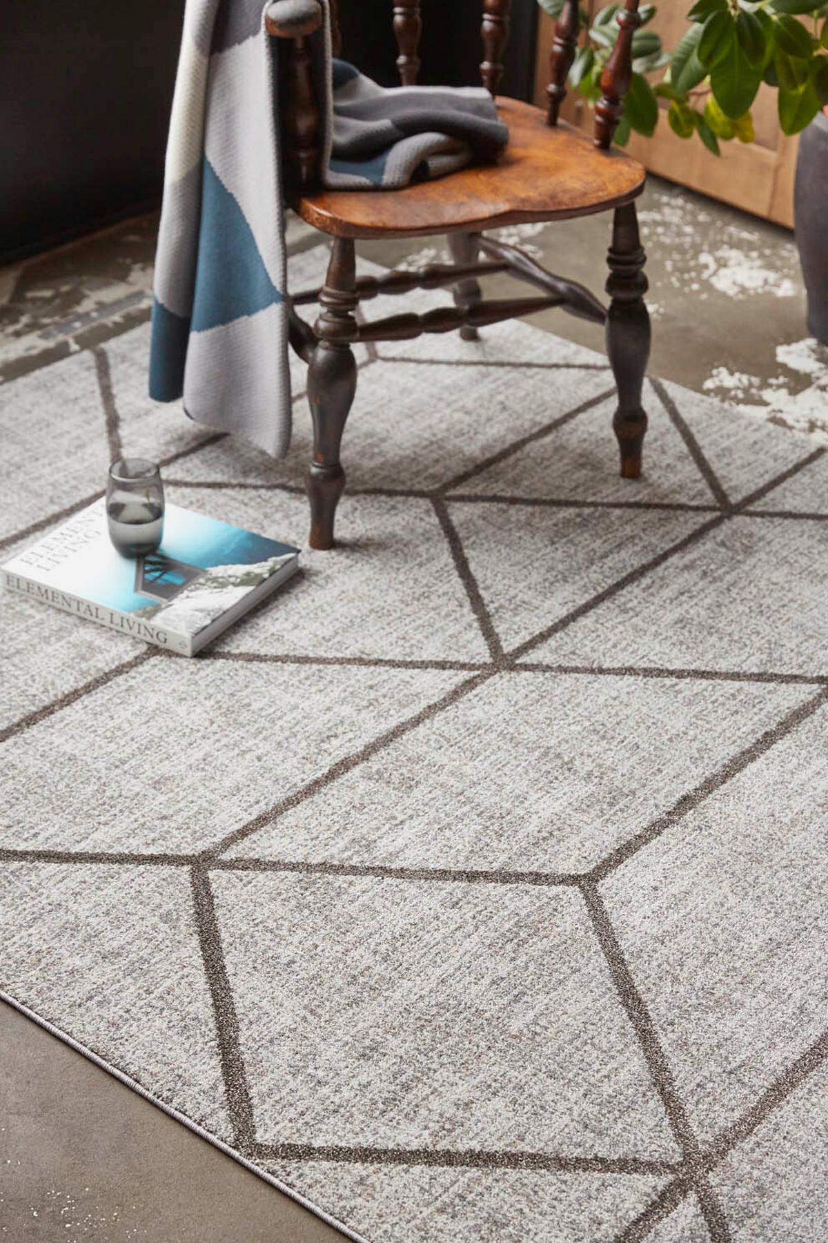 Webteppich Bossa Lounge Taupe/Beige 200x290 cm - Taupe/Beige, Design, Textil (200/290cm) - WECON HOME