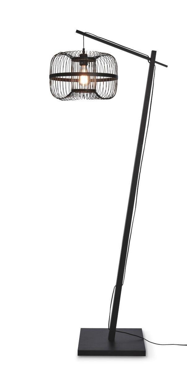 Stehleuchte Hokkaido/Fs/Ad/B/25/B - Schwarz, Trend (150/38/55cm) - Good & Mojo
