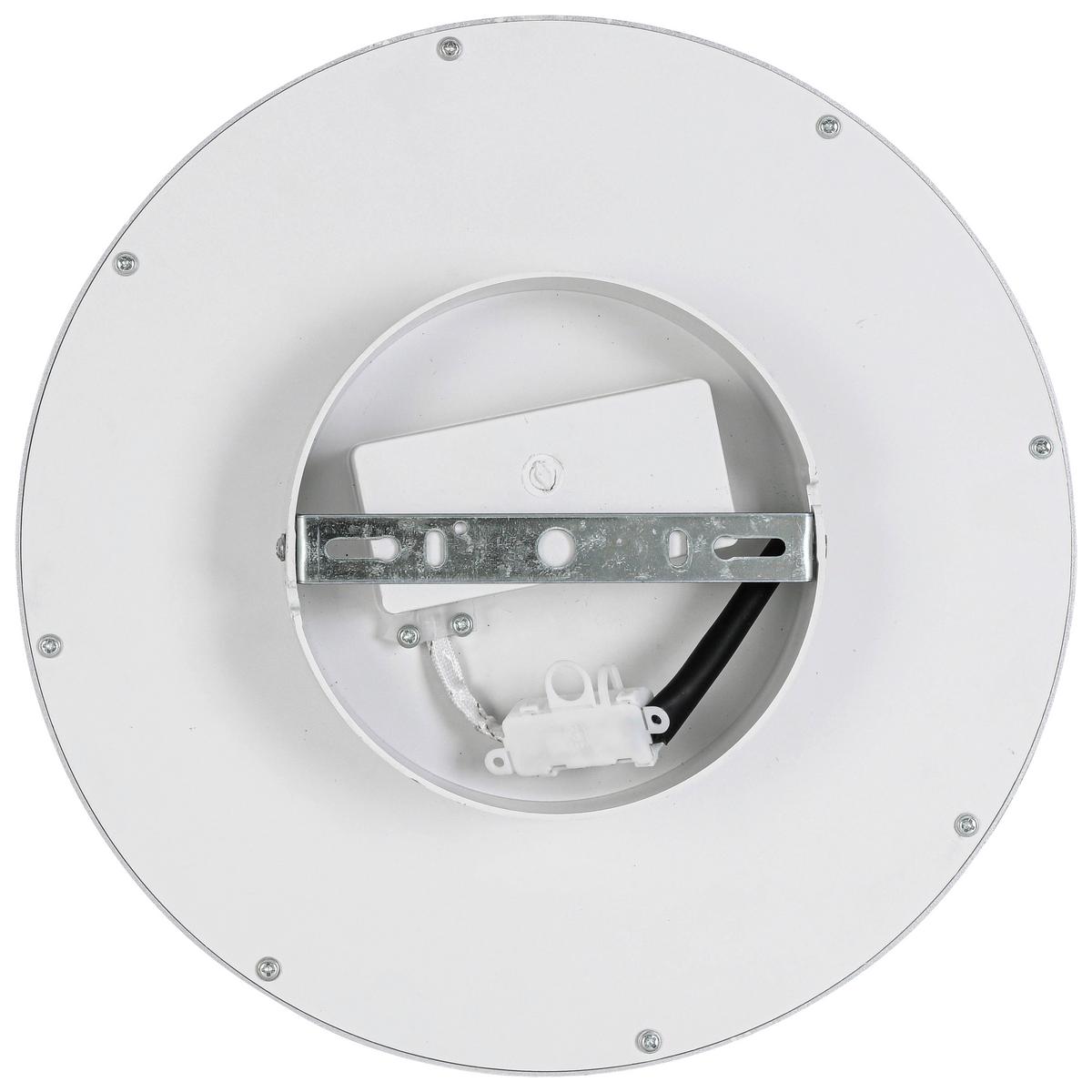 STROPNÍ LED SVÍTIDLO IMO - bílá/barvy stříbra, Romantický / Rustikální, plast (30/5cm) - Mömax