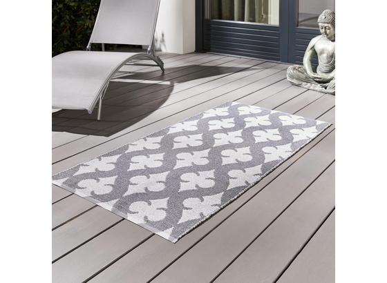Exteriérový Koberec Club - sivá/biela, Moderný, textil (70/140cm) - Mömax modern living Exteriérový Koberec Club - sivá/biela, Moderný, textil (70/140cm) - Mömax modern living