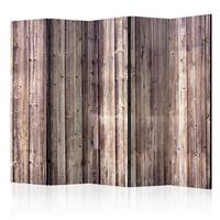 Paravent Braun Beige B: 225 cm - Beige/Braun, Basics, Holz/Textil (225/172/3cm) - artgeist