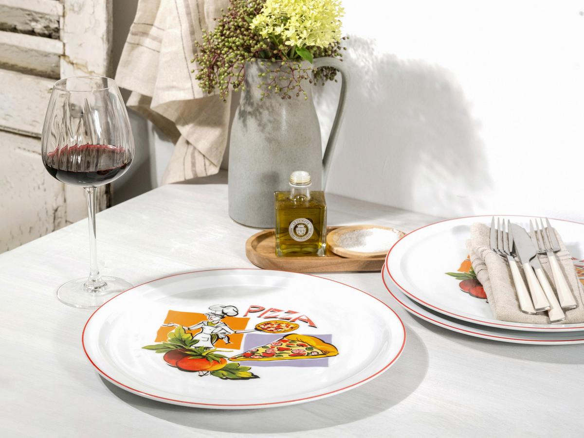 Pizzateller Milano Sofia Keramik, Multicolor - Multicolor, Basics, Keramik (30/40/10cm) - Creatable