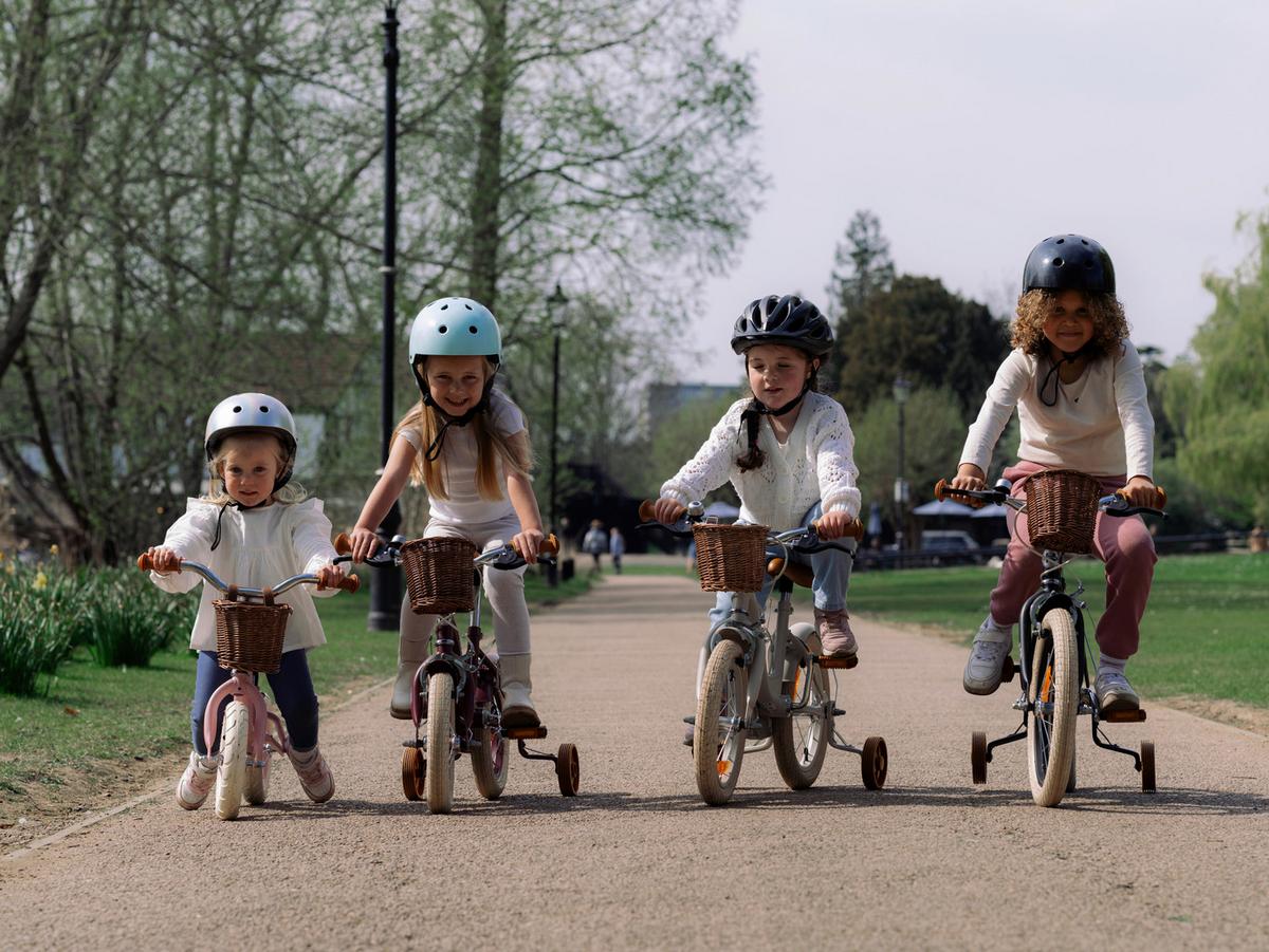 Kinderfahrrad Vintage Türkis, 16 Zoll - Türkis, Basics, Metall (47/71,5/110,5cm)